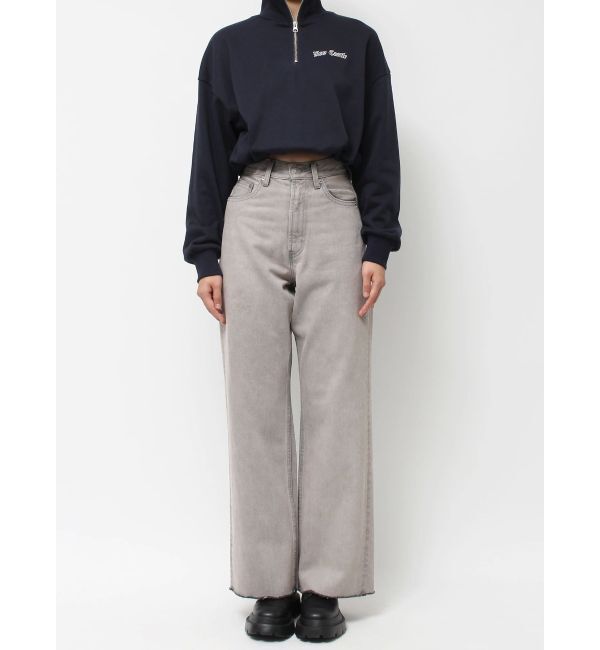 EVRIS「ナンバリングハーフZIPスウェットトップス」|スウェット・ジャージ|