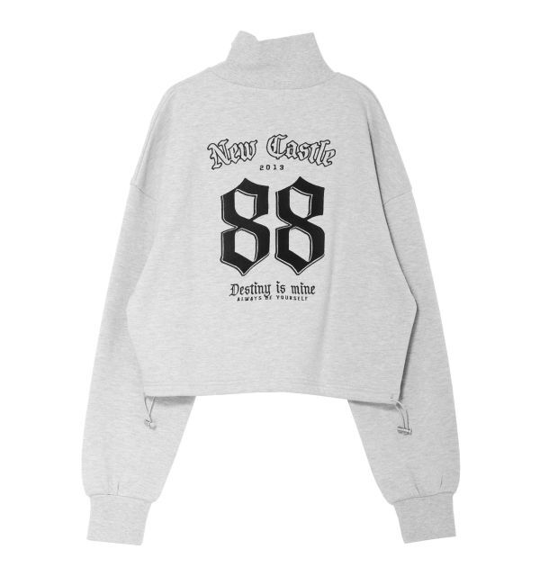 EVRIS「ナンバリングハーフZIPスウェットトップス」|スウェット・ジャージ|