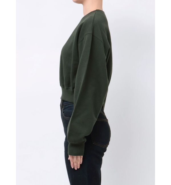 EVRIS「ワンポイントピグメントショートスウェット」|スウェット・ジャージ|