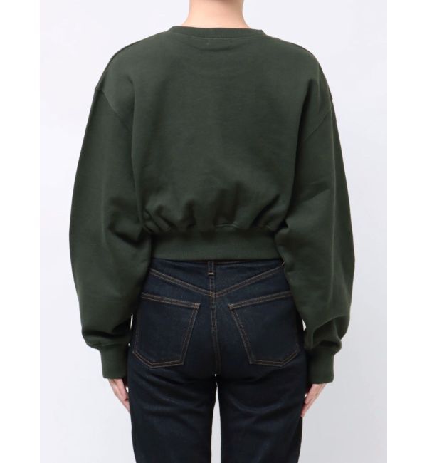 EVRIS「ワンポイントピグメントショートスウェット」|スウェット・ジャージ|