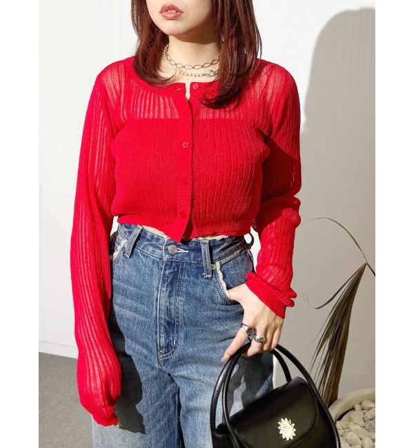 EVRIS「シアーアンサンブルニット」|ニット・セーター|