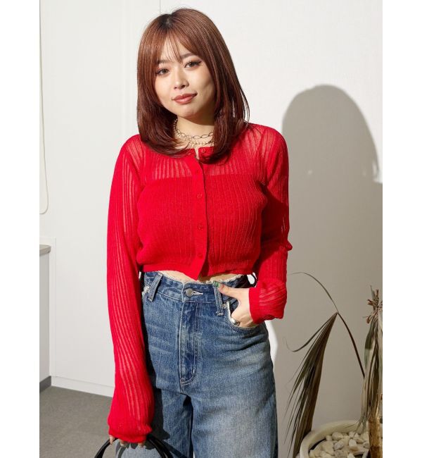 EVRIS「シアーアンサンブルニット」|ニット・セーター|