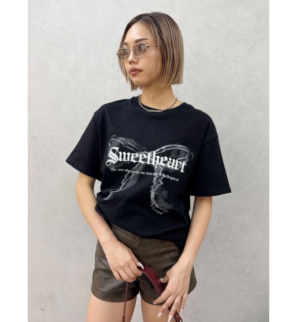 EVRIS「フロントリボングラフィックBIG Tシャツ」|Tシャツ・カットソー|