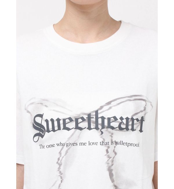 EVRIS「フロントリボングラフィックBIG Tシャツ」|Tシャツ・カットソー|