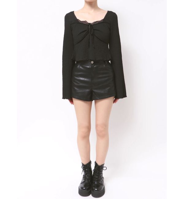 EVRIS「レースドッキングトップス」|Tシャツ・カットソー|