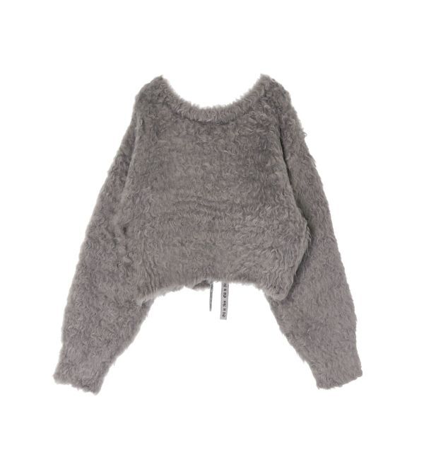 EVRIS「2WAYリボンシャギーニットカーディガン」|カーディガン|