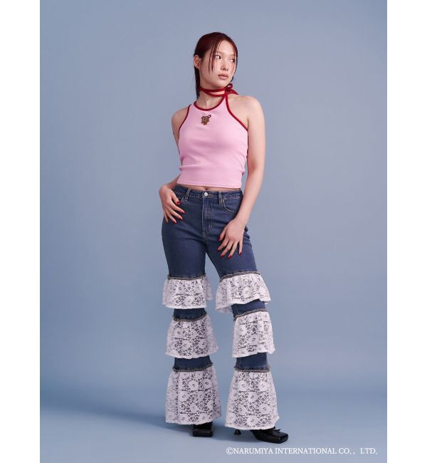 jouetie「【ANGELBLUE&times;jouetie】パイピングキャミ」|キャミソール|