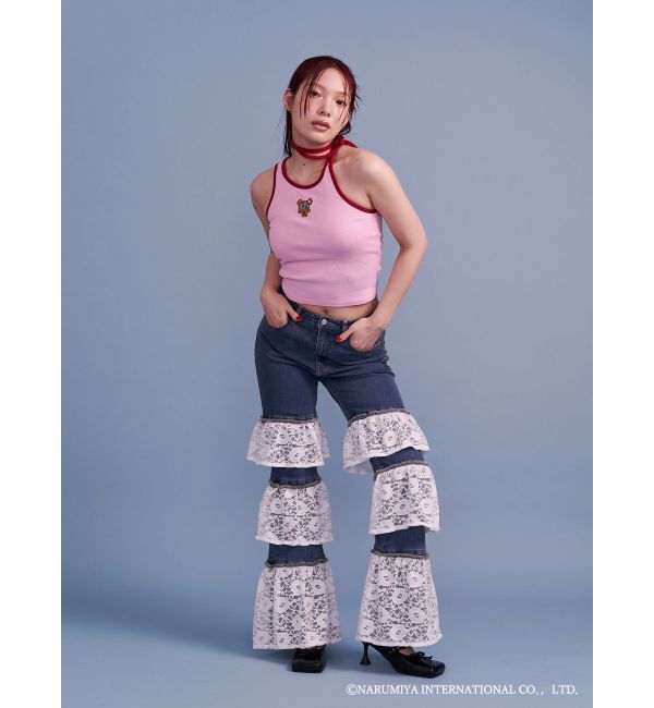 jouetie「【ANGELBLUE&times;jouetie】パイピングキャミ」|キャミソール|