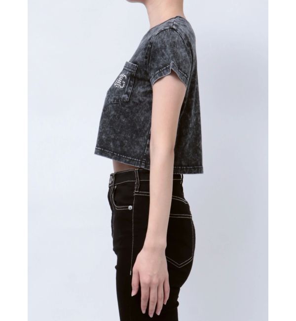 GYDA「Symmetry GYDA STONEポケットショートTシャツ」|Tシャツ・カットソー|