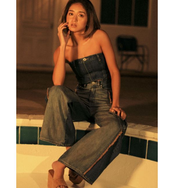 GYDA「SEPARATE デニムオールインワン」|オールインワン|