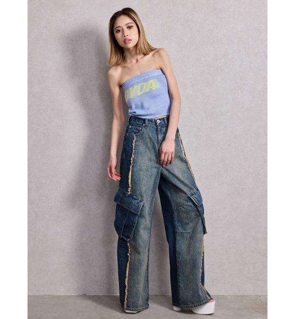 GYDA「SEPARATE デニムオールインワン」|オールインワン|