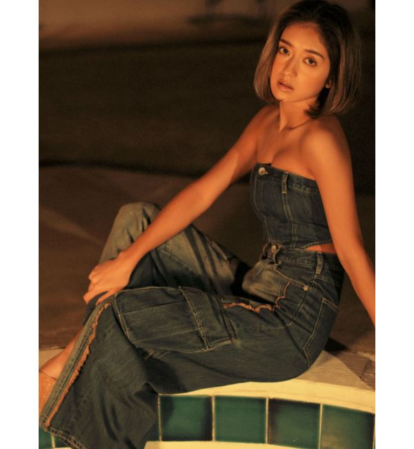 GYDA「SEPARATE デニムオールインワン」|オールインワン|