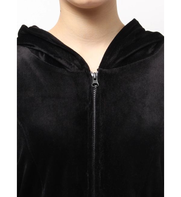 GYDA「Robertson Blvd Velour ショートパーカー」|パーカー|