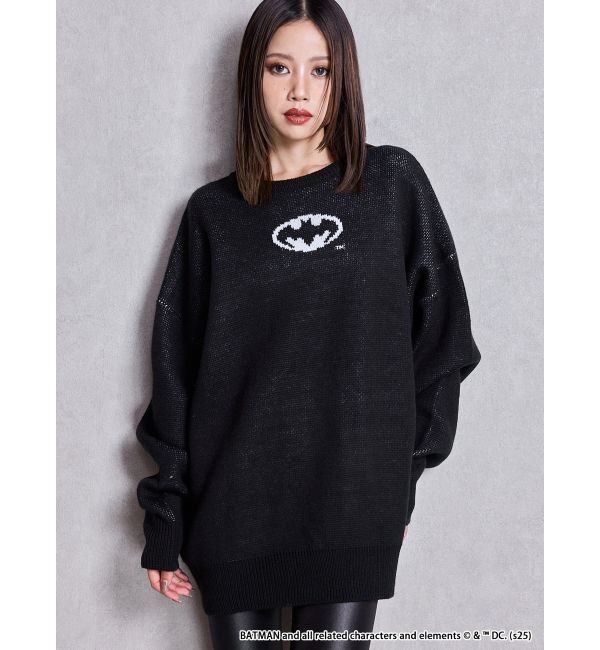 GYDA「BATMAN GYDA BIGニットトップス」|ニット・セーター|