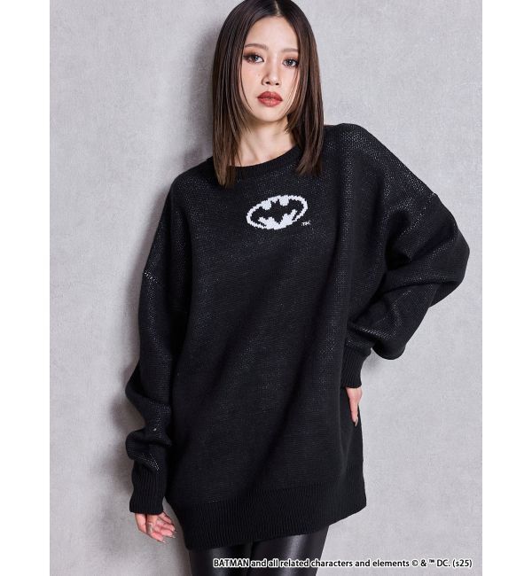 GYDA「BATMAN GYDA BIGニットトップス」|ニット・セーター|