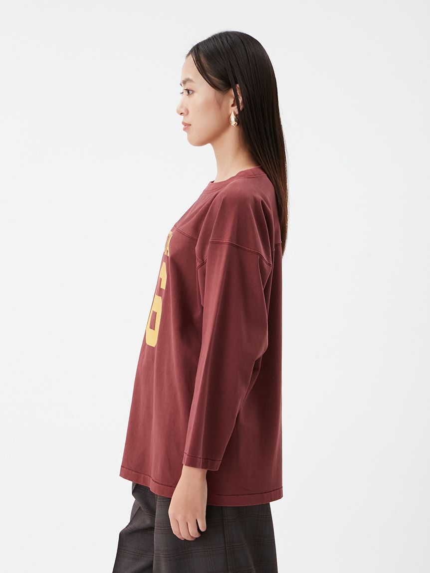 Mila Owen「ヴィンテージライクフットボールTシャツ」|Tシャツ・カットソー|