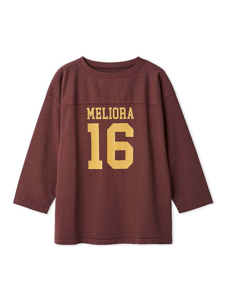 Mila Owen「ヴィンテージライクフットボールTシャツ」|Tシャツ・カットソー|