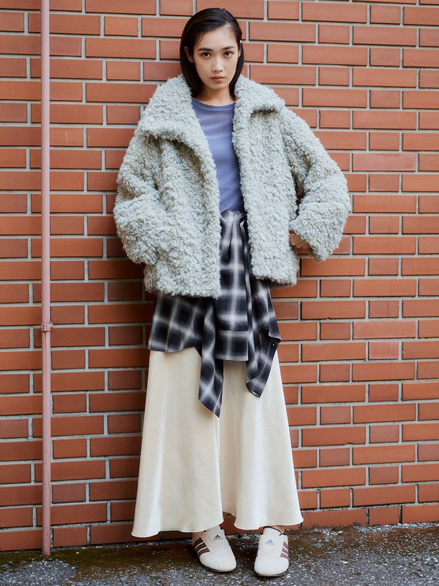 emmi atelier「シアーフロッキートップス」|Tシャツ・カットソー|