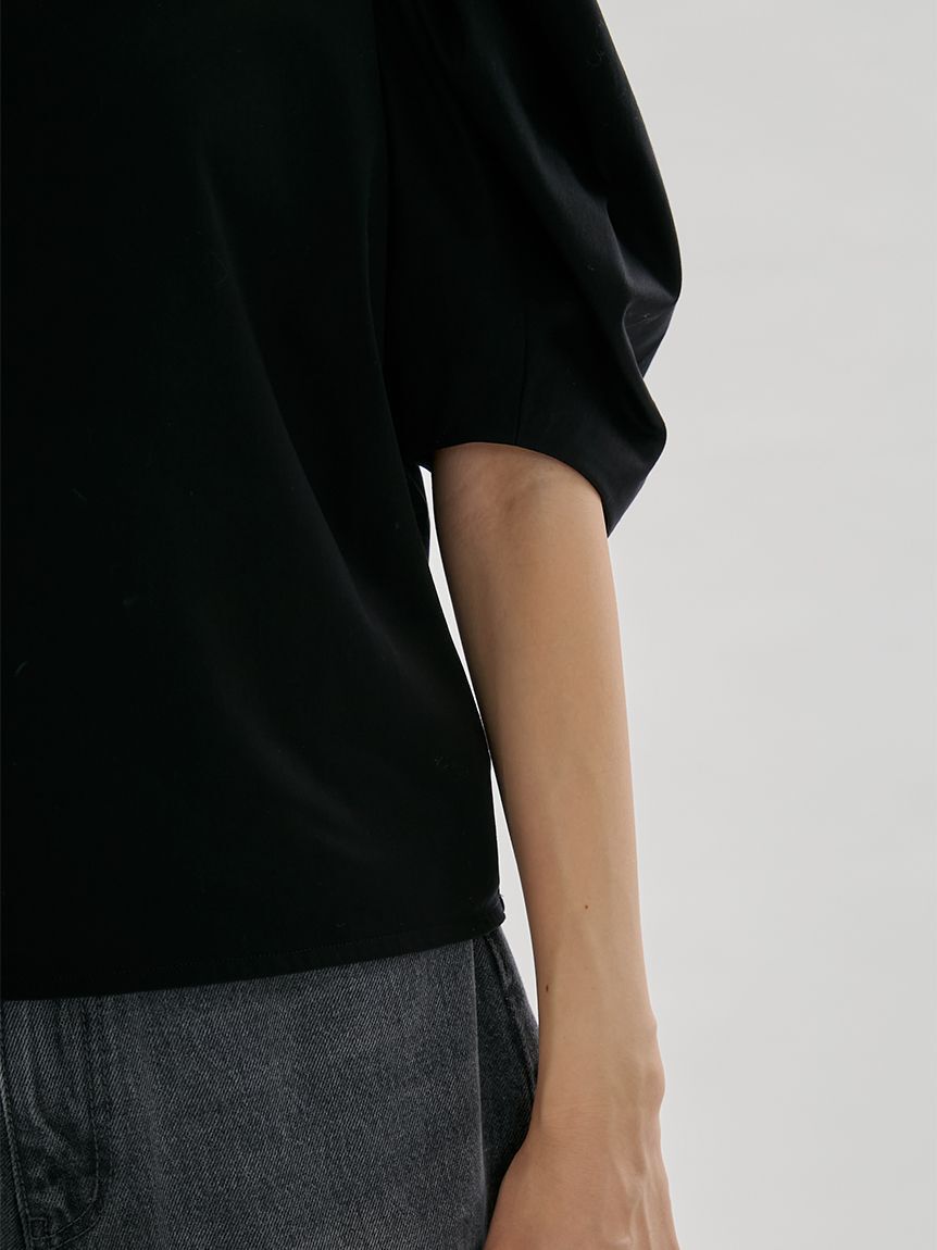 emmi atelier「デザインスリーブTシャツ」|Tシャツ・カットソー|