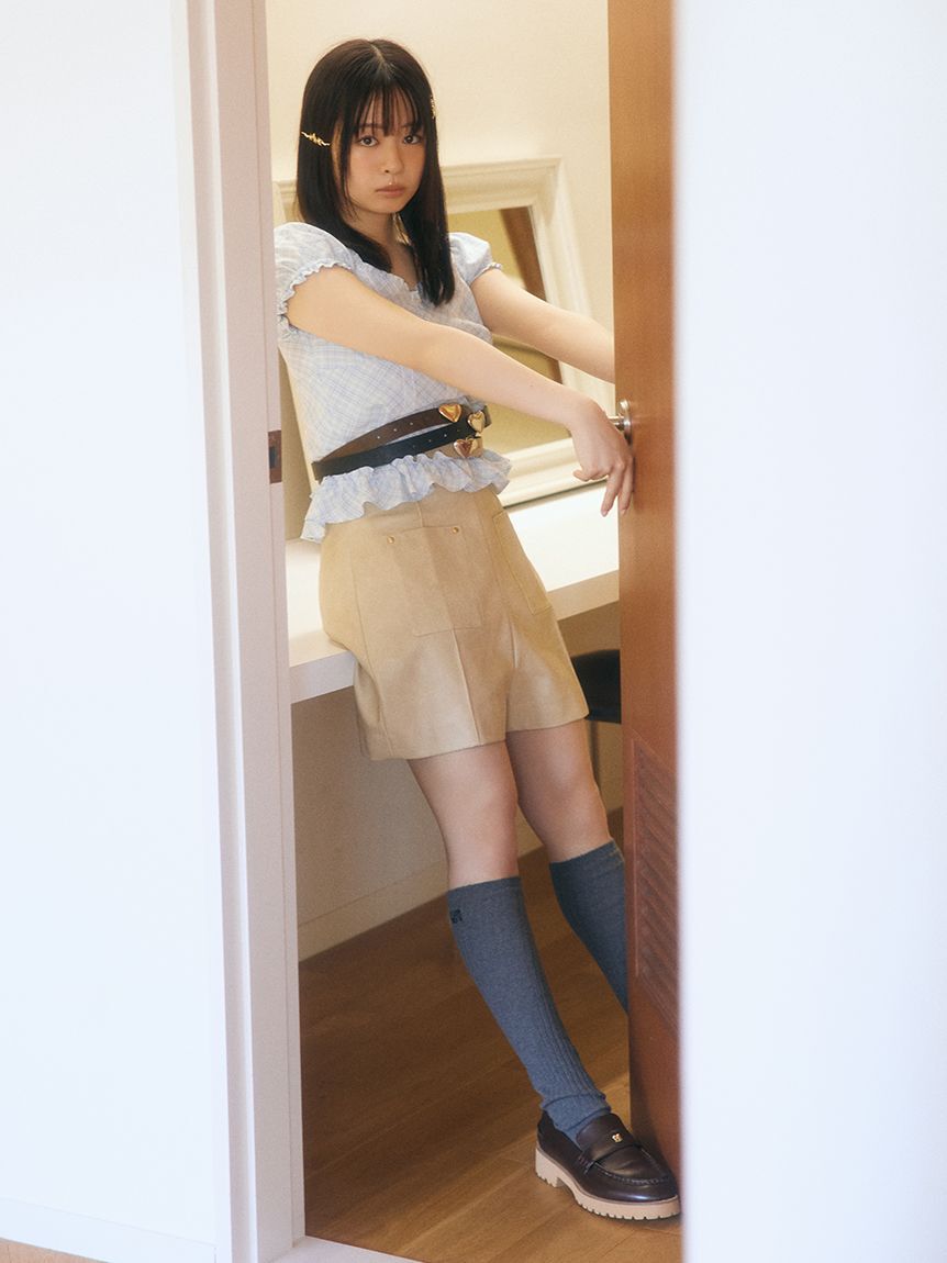 FURFUR「ミニリボンカシメローファー」|パンプス|