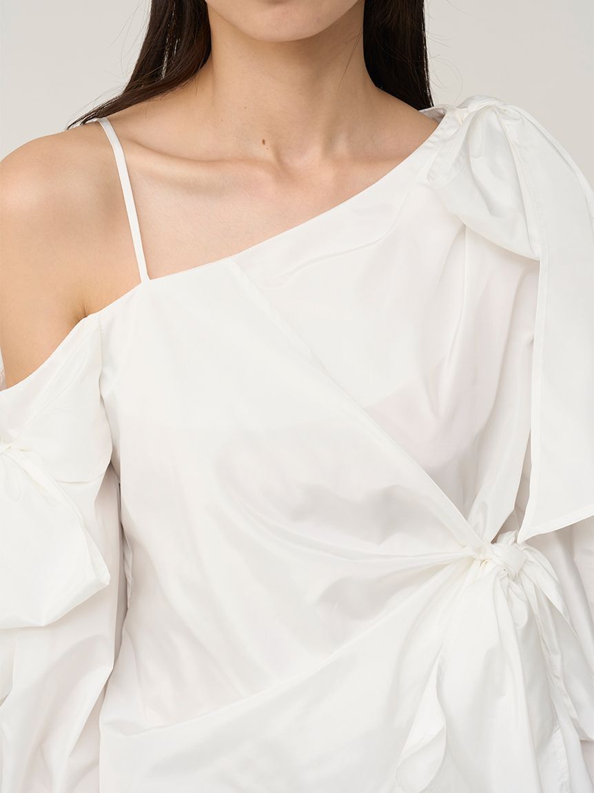 SNIDEL「リボンデザインブラウス」|シャツ・ブラウス|