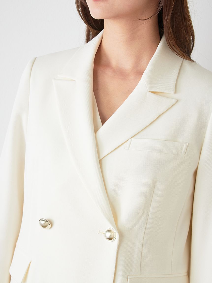SNIDEL「Sustainableダブルブレストジャケット」|テーラードジャケット|