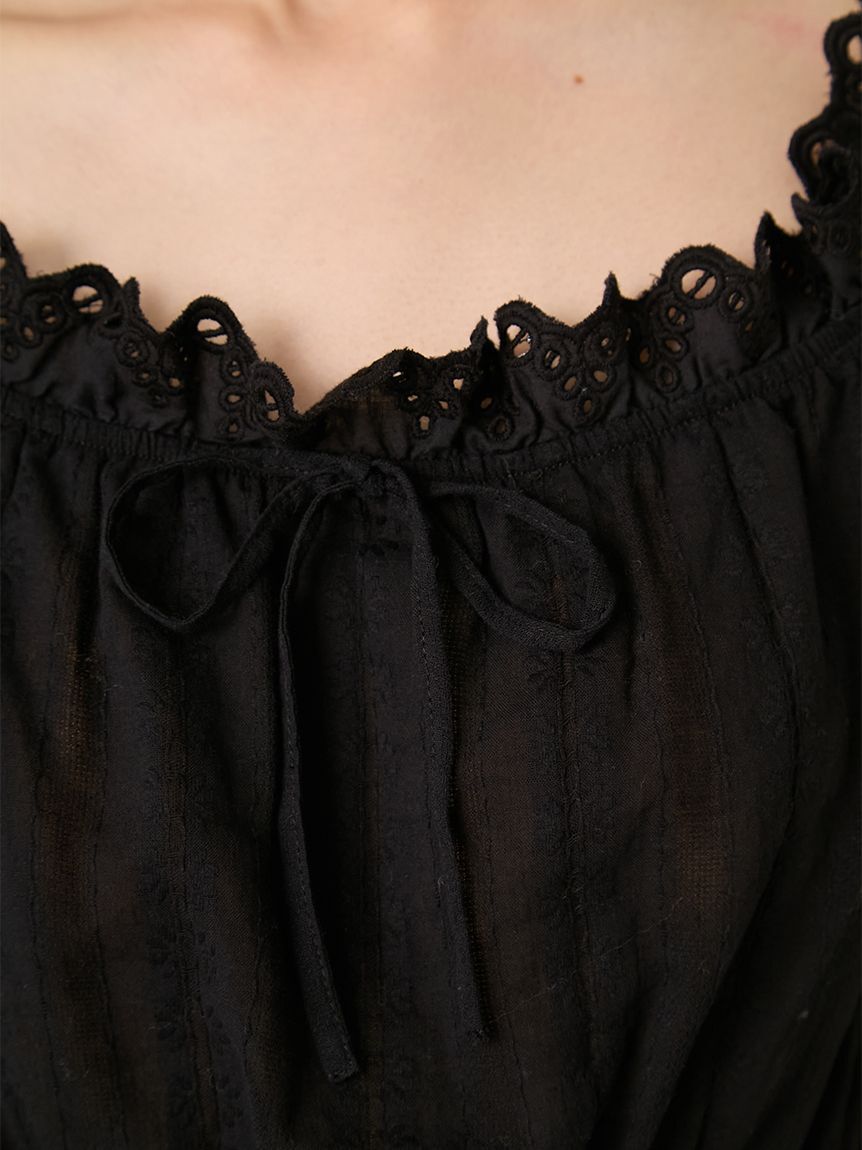 FRAY I.D「2wayフリルレースブラウス」|シャツ・ブラウス|