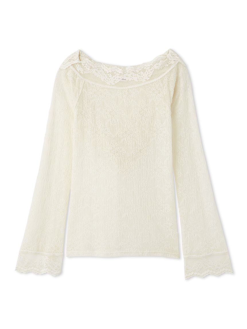 LILY BROWN「レースフーディートップス」|Tシャツ・カットソー|IVR