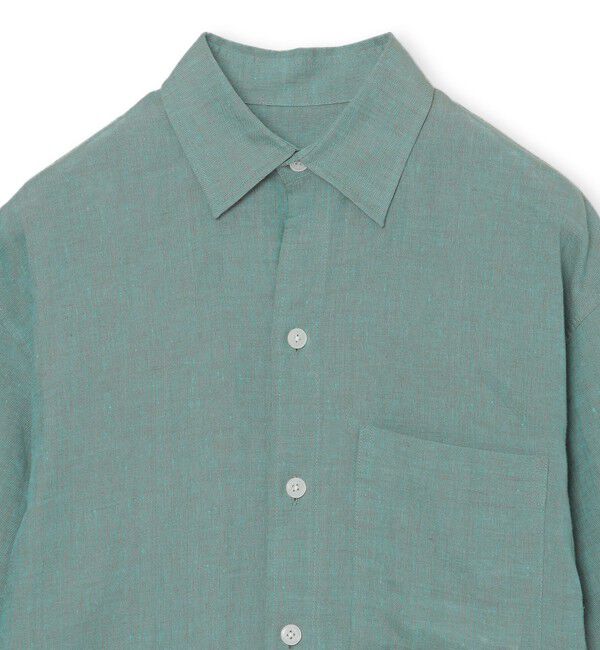 MACKINTOSH PHILOSOPHY「GREY LABEL リネンシャンブレーショートスリーブシャツ」|シャツ・ブラウス|