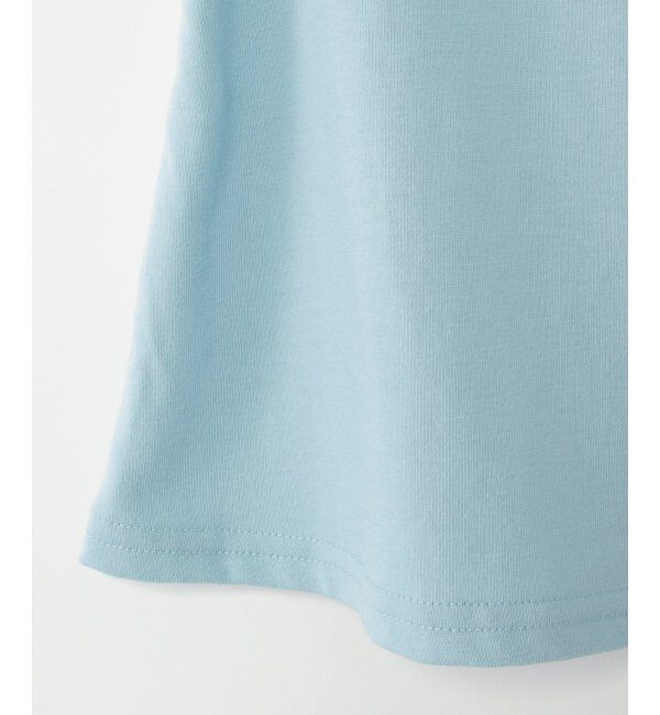 ikka kids「ドット柄サイドプリーツTシャツ（120~160cm）」|Tシャツ・カットソー|