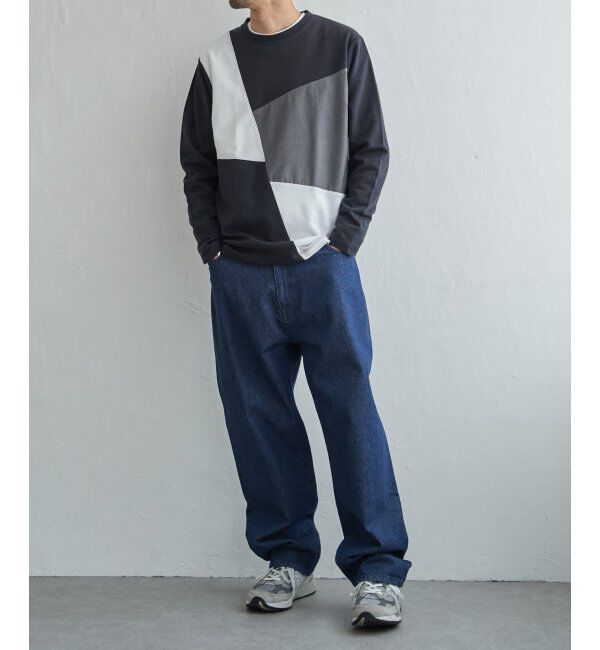 ikka「ブロックスポンチロンT」|Tシャツ・カットソー|