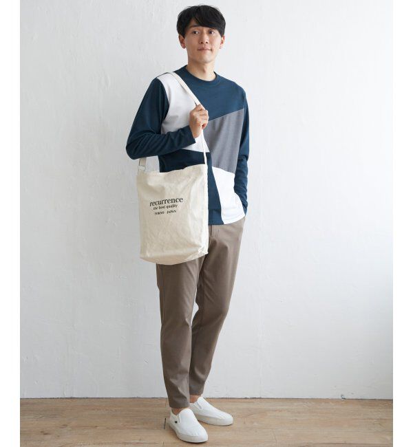 ikka「ブロックスポンチロンT」|Tシャツ・カットソー|