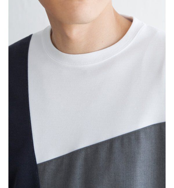 ikka「ブロックスポンチロンT」|Tシャツ・カットソー|