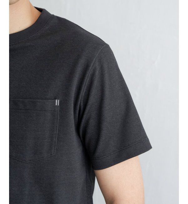 ikka「ライトダンボールダブルフェイスTシャツ」|Tシャツ・カットソー|