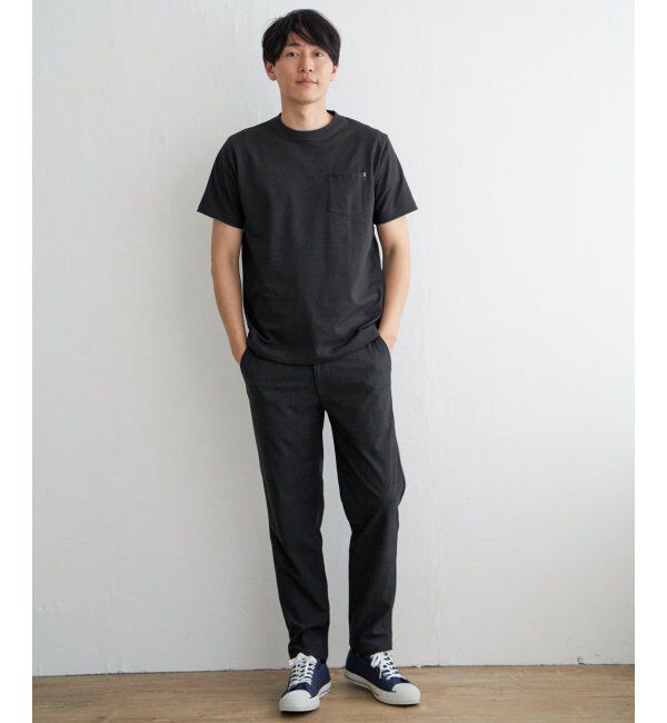 ikka「ライトダンボールダブルフェイスTシャツ」|Tシャツ・カットソー|