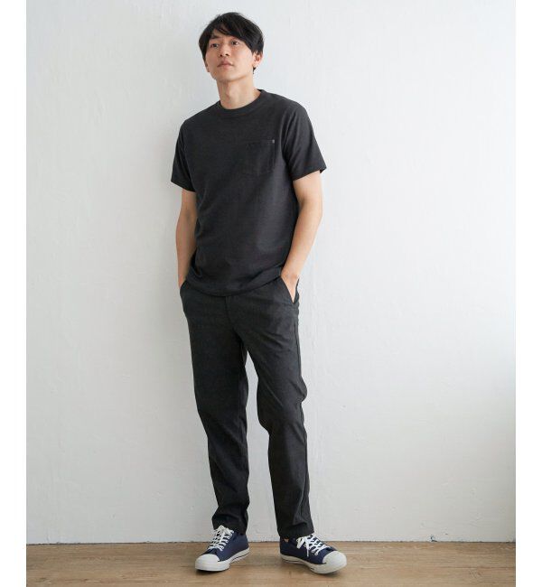 ikka「ライトダンボールダブルフェイスTシャツ」|Tシャツ・カットソー|