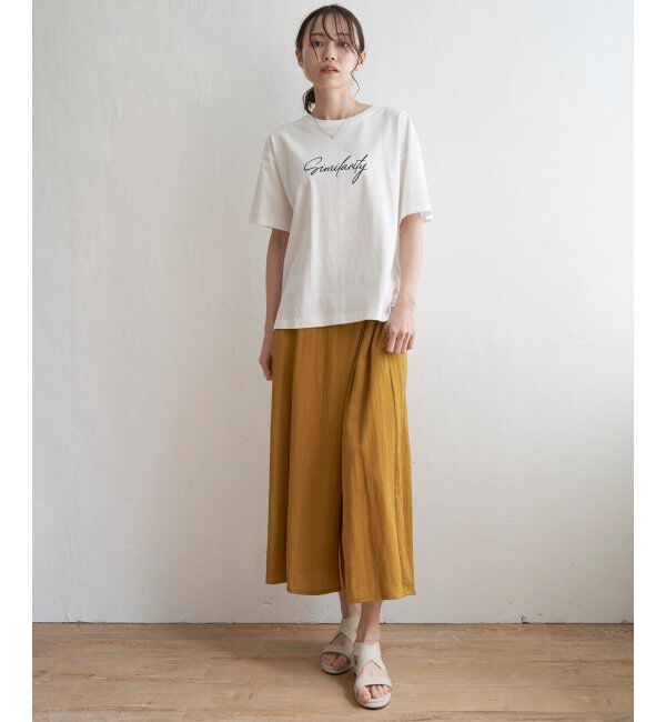 ikka「ロゴフォトプリントTシャツ」|Tシャツ・カットソー|