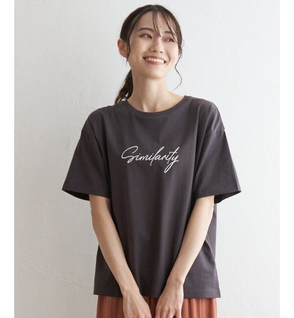 ikka「ロゴフォトプリントTシャツ」|Tシャツ・カットソー|