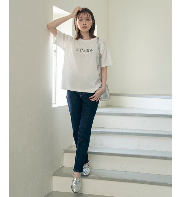 ikka「ロゴフォトプリントTシャツ」|Tシャツ・カットソー|