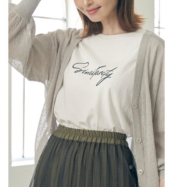 ikka「ロゴフォトプリントTシャツ」|Tシャツ・カットソー|