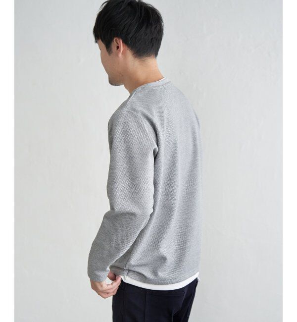 ikka「【雑誌MonoMax4月号掲載】パイナップルレイヤードロンT」|Tシャツ・カットソー|