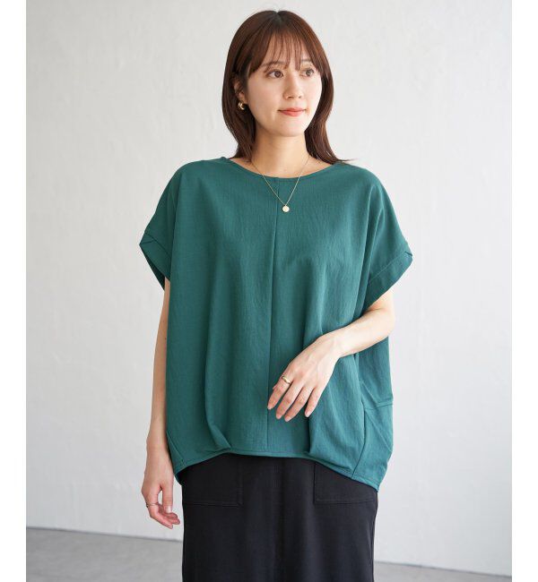 ikka「冷感鹿の子センターシームタックプルオーバー」|その他|グリーンケイ