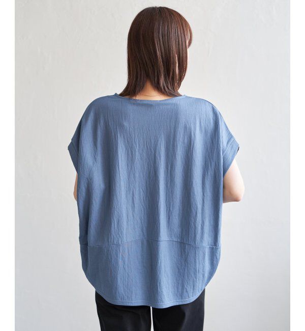 ikka「冷感鹿の子センターシームタックプルオーバー」|その他|