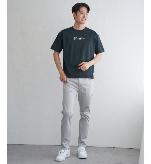 ikka「【接触冷感／速乾】速乾COOLプリントTシャツ」|Tシャツ・カットソー|