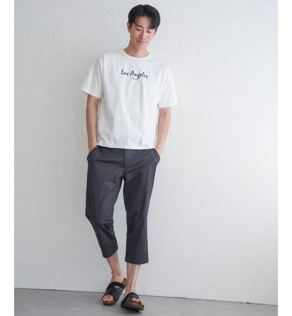 ikka「【接触冷感／速乾】速乾COOLプリントTシャツ」|Tシャツ・カットソー|