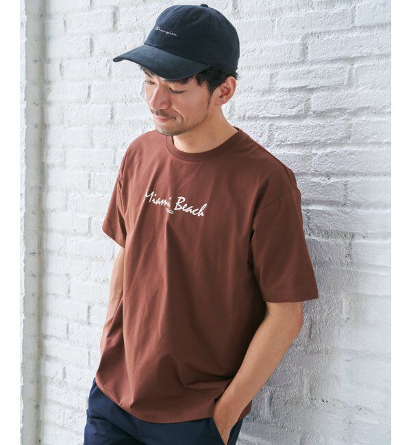 ikka「【接触冷感／速乾】速乾COOLプリントTシャツ」|Tシャツ・カットソー|