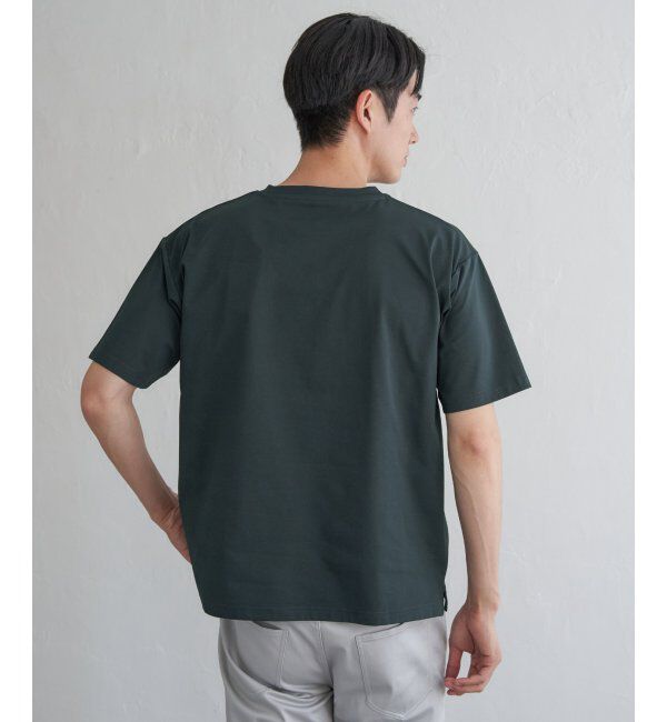 ikka「【接触冷感／速乾】速乾COOLプリントTシャツ」|Tシャツ・カットソー|