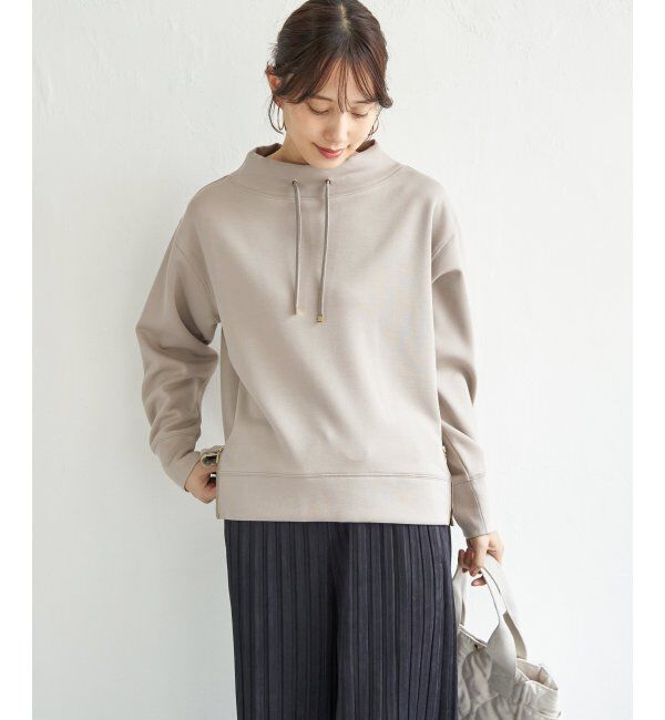 ikka「GOKU楽鹿の子ダンボールプルオーバー」|パーカー|