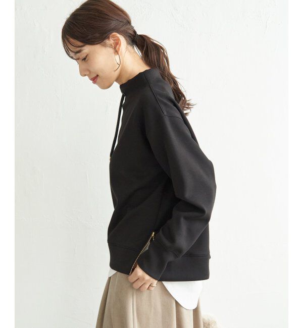 ikka「GOKU楽鹿の子ダンボールプルオーバー」|パーカー|