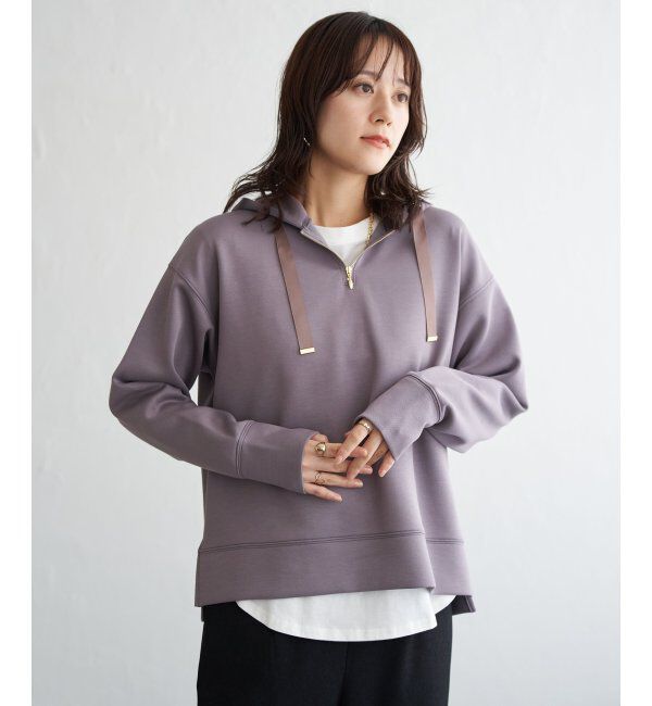 ikka「GOKU楽 鹿の子ダンボールパーカー」|パーカー|コーヒー